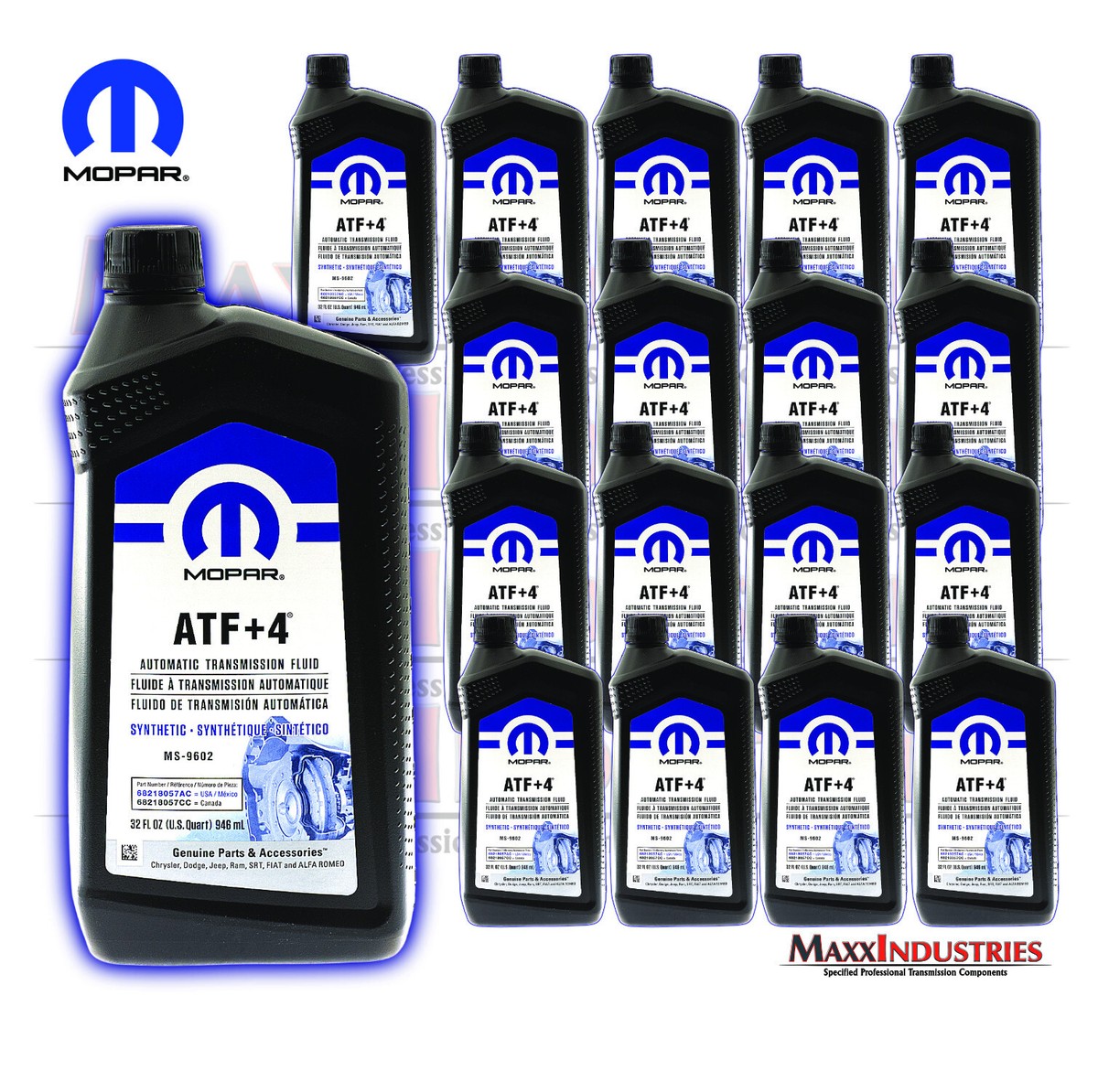 DODGE RAM JEEP Automatic Transmission Fluid Mopar ATF+4 68218057AC