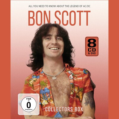 BON SCOTT  Collectors Box  ( Neuheit 25.04.2025 ) 8 CD + DVD  NEU & OVP
