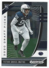 YETUR GROSS-MATOS 2020 PRIZM DRAFT ROOKIE PANTHERS PENN STATE S4 