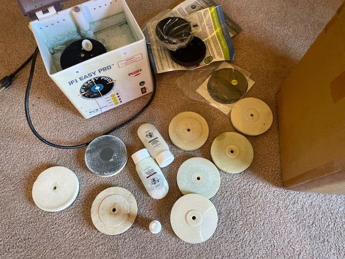 JFJ Easy Pro PLUS + CD/ DVD/ Video Game Disc Repair Machine W/ Supplies