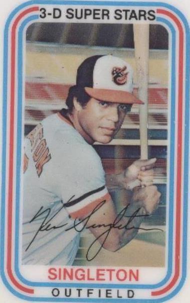 1976 Kellogg's 3-D Super Stars - Ken Singleton #12 - 1 of 1