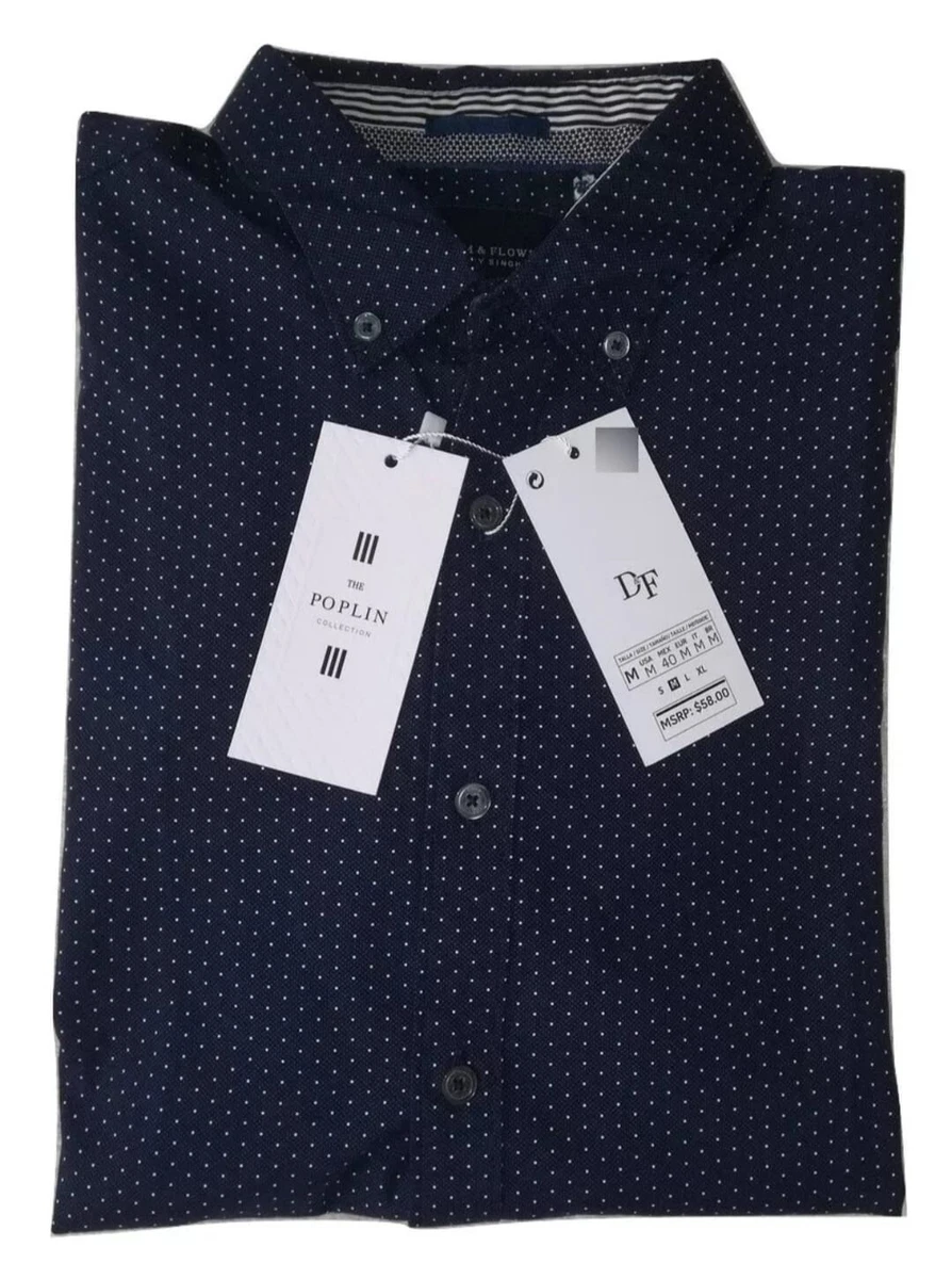 Denim Flower men s long sleeve shirt brand new eBay