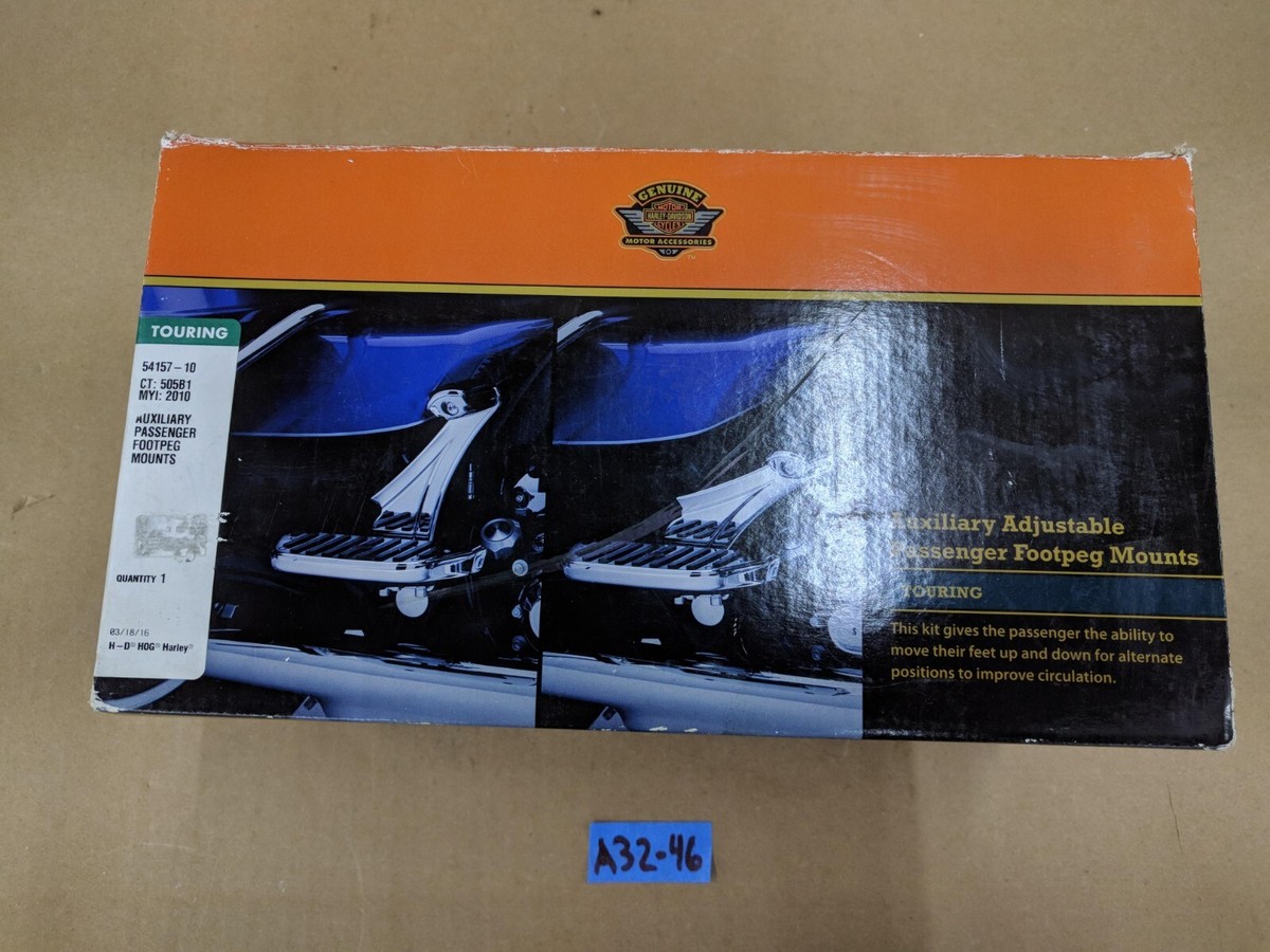 ハーレー用 OEM Harley-Davidson Adjustable Auxiliary Passenger Footpeg Mounts