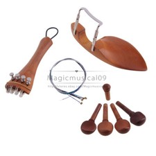 4/4 Jujube Wood violin Parts Accessories Set of 13pcs