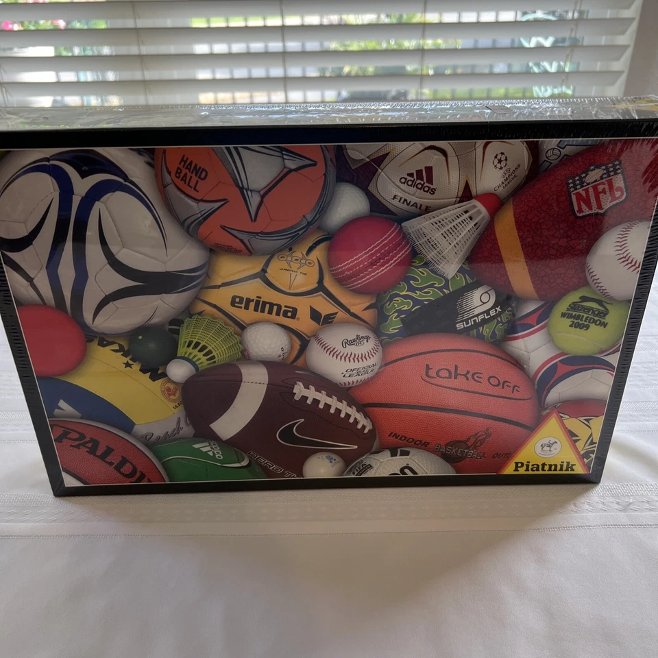 Piatnik DEPORTES 1000 Piezas PUZZLE Pelotas Deportivas Fútbol Baloncesto Fútbol 569043 Foto 2 de 4