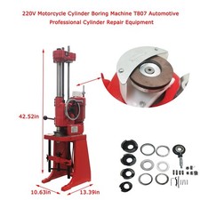 220V Motorcycle Cylinder Boring Machine T807 Professional Cylinder Repair Equip