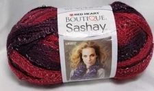 Red Heart Boutique Sashay Yarn Color Tango 1943  1 Skein Super Bulky Ribbon Yarn
