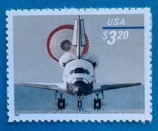 US Stamps Scott 3261 1998 3.20 Priority Mail Space Shuttle Landing Mint Fresh