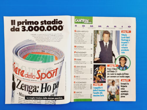 Guerin Sportivo 25-1995 Signori-Baggio-Paul Ince-Del Piero-Fresi-Panathinaikos - Bild 2 von 8