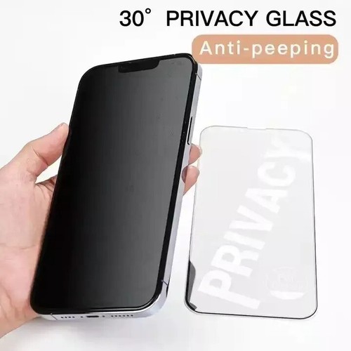 Premium Privacy Full Cover Screen Protector for iPhone 16 15 14 13 12 11 Pro Max - Picture 10 of 17