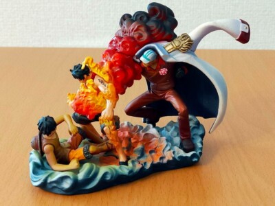 One piece Figure Ace Akainu Sakazuki Log box Marineford Anime Rare