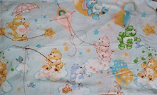 Vintage Care Bears Double/Full Flat Sheet