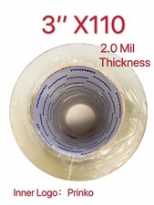 18 Rolls Clear Packing Packaging Carton Sealing Tape 2.0 Mil 3" x 110 Yard 330ft