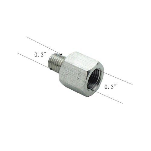 3 Sided T Tee Brass 1/8" NPT Female / FPT Sides To 1/8" NPT Male / MPT Intersection Fitting Fuel / Air / Water / Boat / Gas / Oil WOG