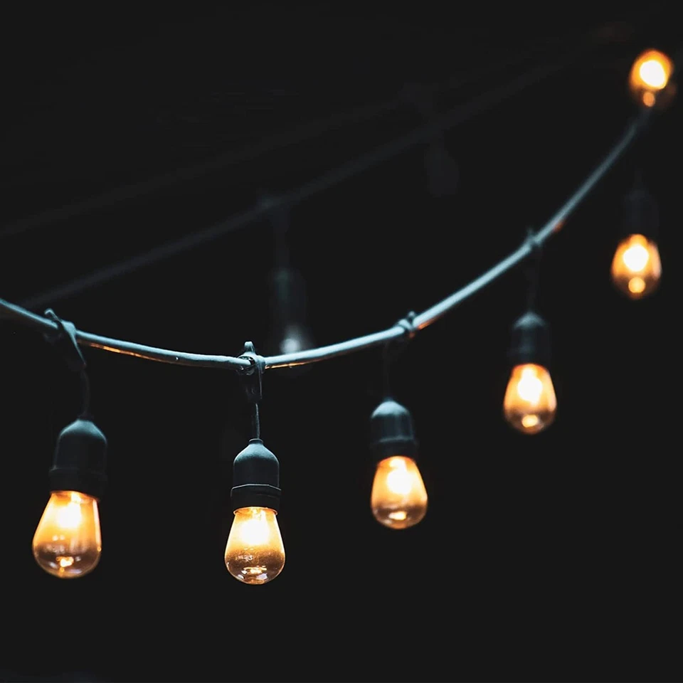 15 Pack S14 Edison LED Light Bulbs 1W Clear X002DU9AA7 - Image 3 of 4