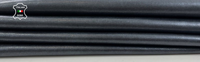 Pearlized Gunmetal Dicke Weiche Italienische Lammfell Leder Häute 5sqf 1.2mm #