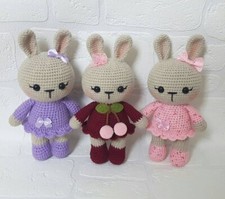 ++Amigurumi  HÄKEANLEITUNG Die drei Hasen Handarbeit++27