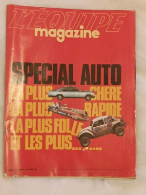 Magazin L'Team - Auto Special - Nr. 123 - Salon de l'Automobile 1982 Fußball