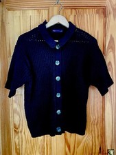 Marks and Spencer Cotton Black Jumpers Cardigans for Women for