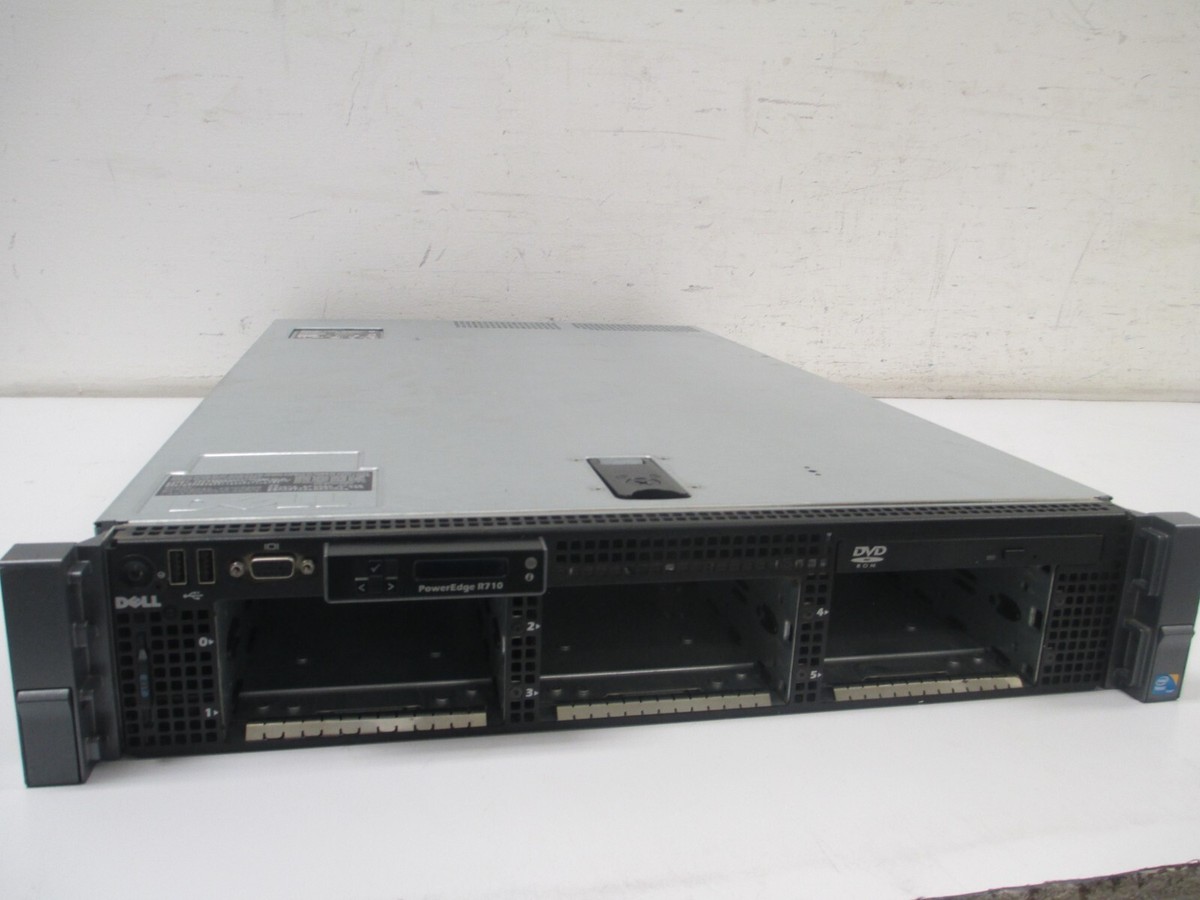 Dell PowerEdge R710 Rack Server Intel Xeon 64GB RAM NO HDD