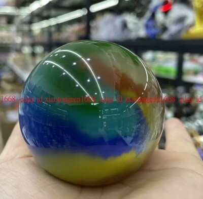 Beautiful Rare Natural Cat's Eye Stone Balls Quartz Crystal Reiki Healing Sphere