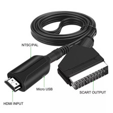 1: SCART TV Video Cables Connectors for sale UK