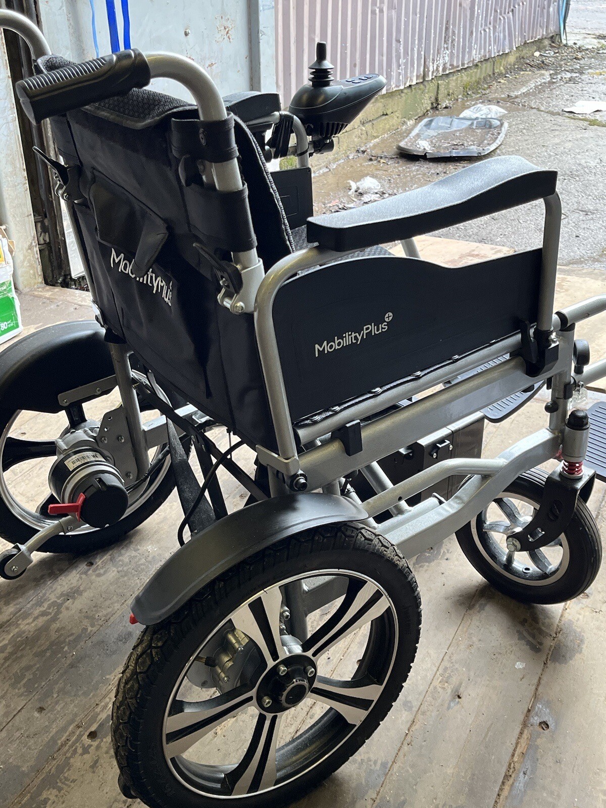 Mobility Plus Featherlite Folding Power Wheelchair Electric Feather