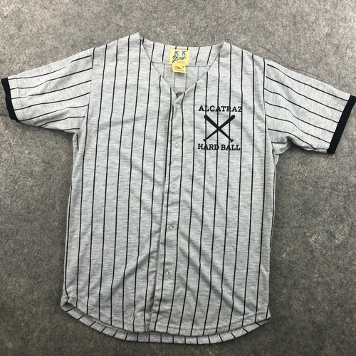 Alcatraz Baseball Jersey Mens Small 