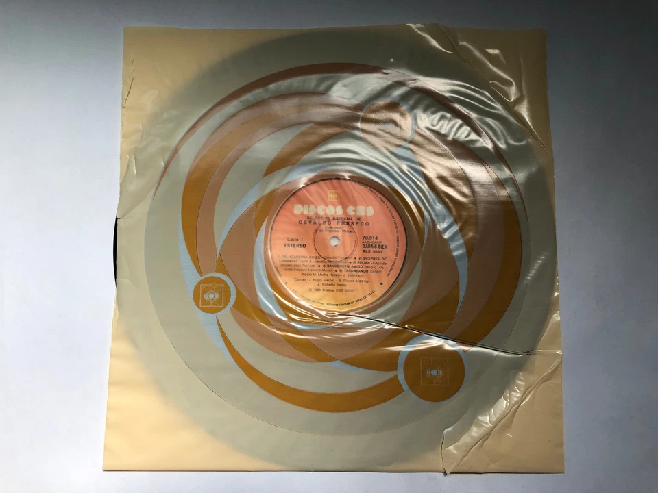 Osvaldo Fresedo - Selección Especial - Vinyl - CBS - 33RPM - 12" - Excellent!!! - Image 3 of 4