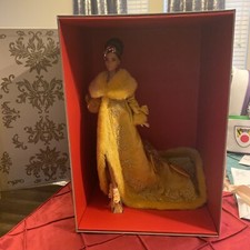 🔥IN HAND🔥 Barbie Signature Guo Pei Barbie Doll Wearing Golden-Yellow Gown