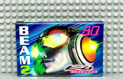 TDK  BEAM  2  80  1998  JAPAN  TYPE II     BLANK CASSETTE TAPE (1) (SEALED)