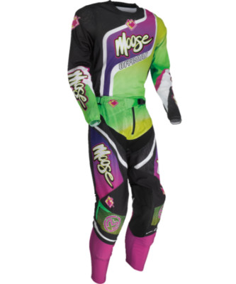 Riding Gear Combo Moose Racing Jersey Medium+ Pant 32 (sizes: M/32) Sahara Green