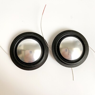 2 Aftermarket 1'' Aluminum Dome Diaphragm For Beyma T2030 Tweeter 8Ω Repair