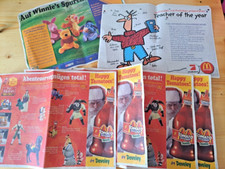 McDonald's&nbsp;Tablett Aufleger  Mulan Winnie Puuh6 St&uuml;ck  1998