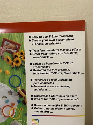 Canon TR-201 A3 T-Shirt Transfers, 5 Sheets,New . - Picture 4 of 6