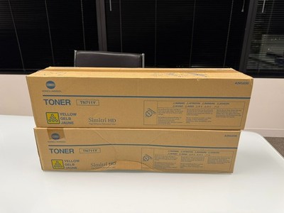 Konica Minolta TN711Y, A3VU230  Yellow Toner Cartridge, Bizhub C654