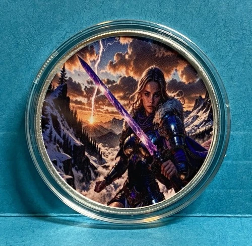 Hayleybug 1/2oz .999 Silver Round Mint “Frostlight Vanguard” Colorized #1/20