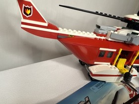 LEGO CITY: Fire Helicopter (7206) Near Complete New Stickers