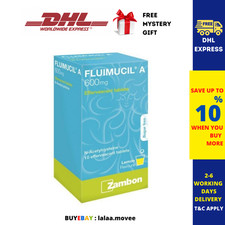 6 X FLUIMUCIL A 600 mg Brausetablette 10er klar Schleim DHL EXPRESSVERSAND