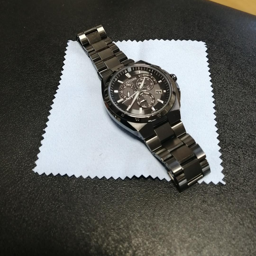 Citizen Attesa At3014-54E Analog Quartz Men Eco-Drive Vintage