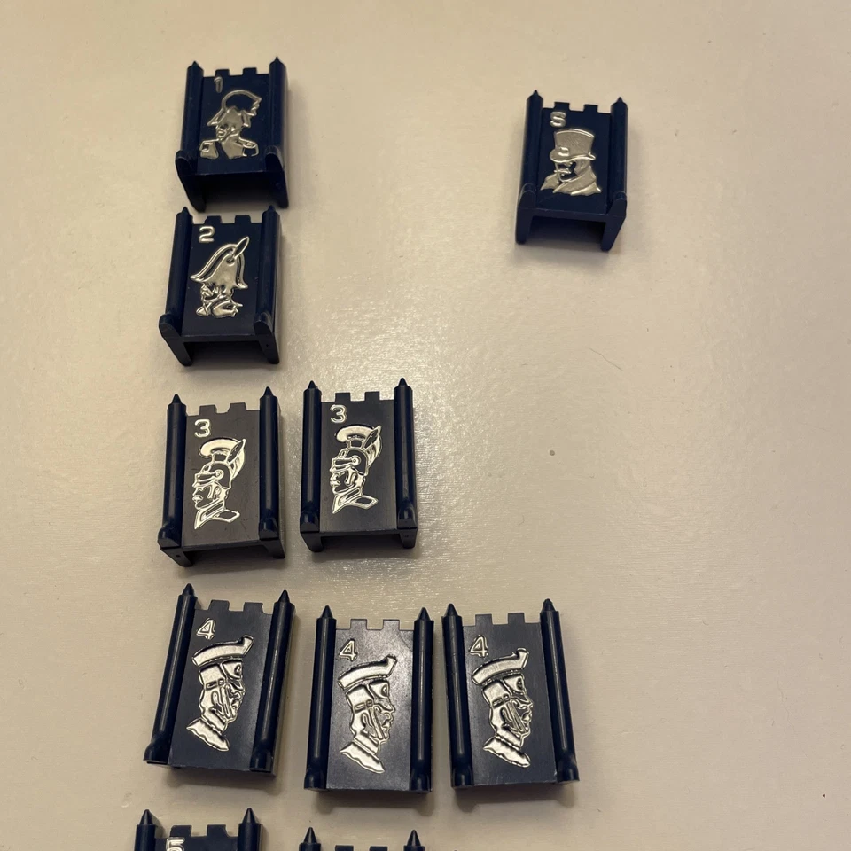 Juego de Mesa Stratego Años 90 Juego de Repuesto Completo Bomba Espía Banderas Juego Pieza Foto 2 de 4