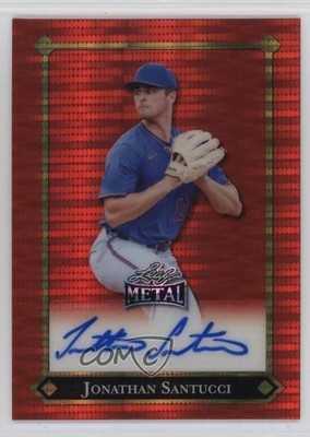 2025 Leaf Metal 92 Leaf LGR Red Pulsar 2/5 Jonathan Santucci #LGR-JS1 Auto 1k4r
