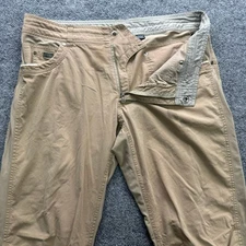 KUHL Radikl Pants Men's 35x32 Khaki Outdoor Hiking Cargo Utility Workwear