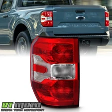 For 2022-2025 Ford Maverick XL|XLT Red Clear Halogen Tail Light Lamp Driver Side