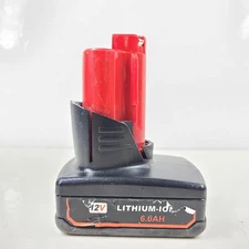 Lasica 12V 6.0Ah Rechargeable Lithium-Ion Battery for Milwaukee 48-11-2460