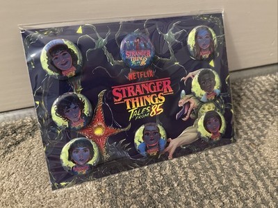 Netflix Stranger Things Tales From '85 8 Pins Set AMC Theatres