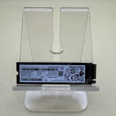 Western Digital PC SN730 512GB M.2 Internal SSD