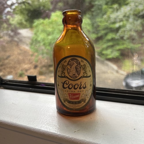 Coors Bottle Stubby Empty Pilsener Beer 8 Oz Internal Revenue Tax Paid 1940s