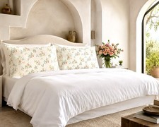 Nancy Koltes Fine Linens 2 King Pillowcases S...