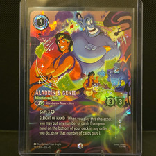 Disney Lorcana Aladdin  Genie Mischievous Pals 232/207 Enchanted Foil EN